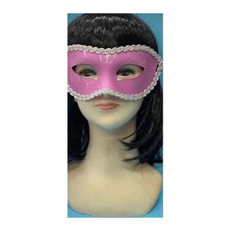 Mascherina Rosa con glitter