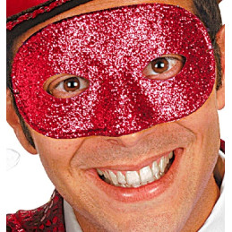 Mascherina Rossa Glitter