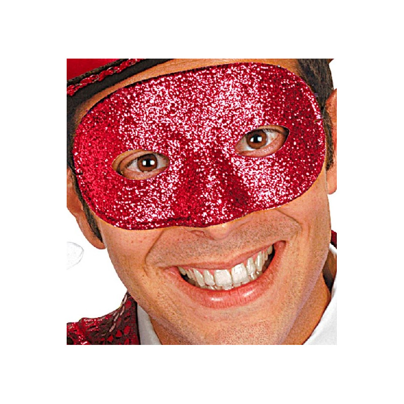 Mascherina Rossa Glitter