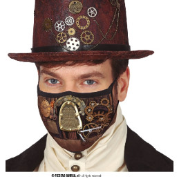 Mascherina Steampunk 3 strati
