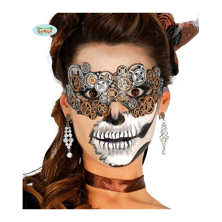 Mascherina Steampunk in latex