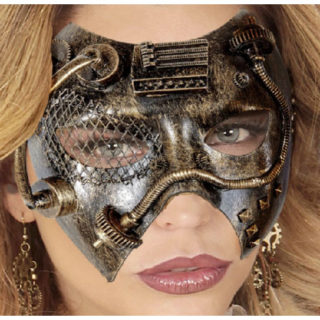 Mascherina Steampunk Oro
