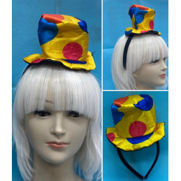 Mini Cappello Clown con cerchietto
