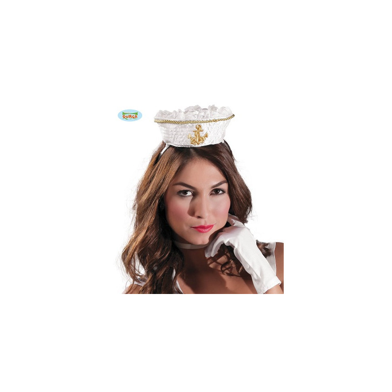 Mini Cappello Marinaio con cerchietto