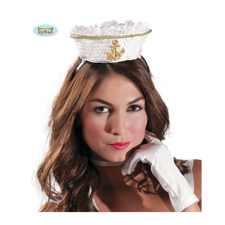 Mini Cappello Marinaio con cerchietto
