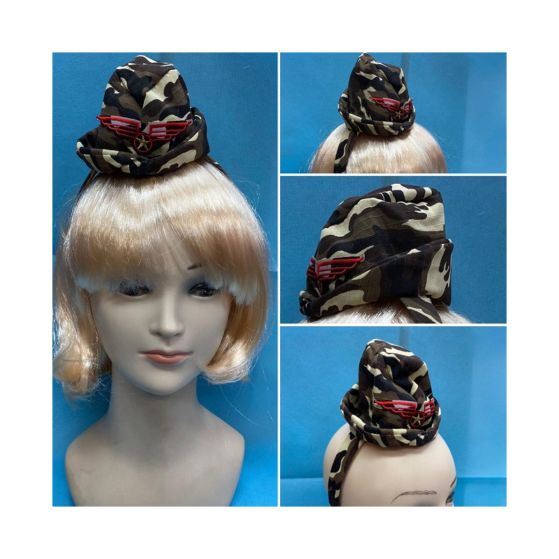 Mini Cappello Militare con cerchietto