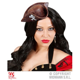 Mini Cappello Pirata in similpelle