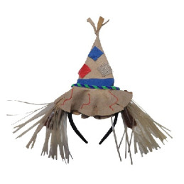Mini Cappello Spaventapassero con cerchietto