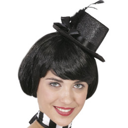 Mini Cilindro Nero Lame' con elastico