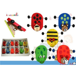 Molletta Animale in legno