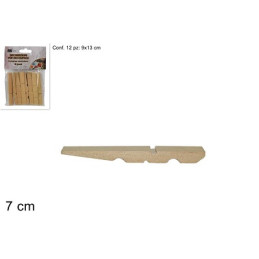 Molletta per Decoupage a meta' in legno 7 cm (cf. 12 pz)