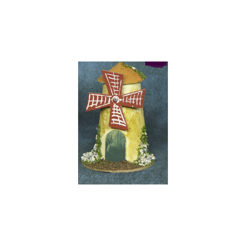 Mulino per presepe 10x10x3 cm