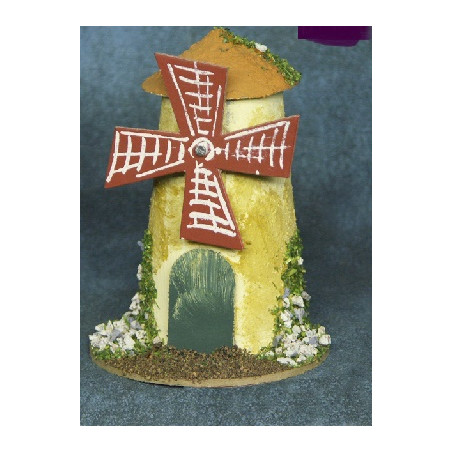 Mulino per presepe 10x10x3 cm