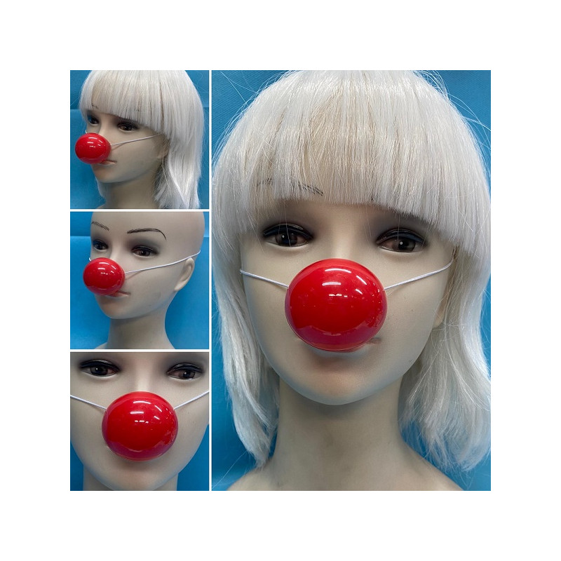 Naso Clown Plastica con elastico (cf. 6 pz)