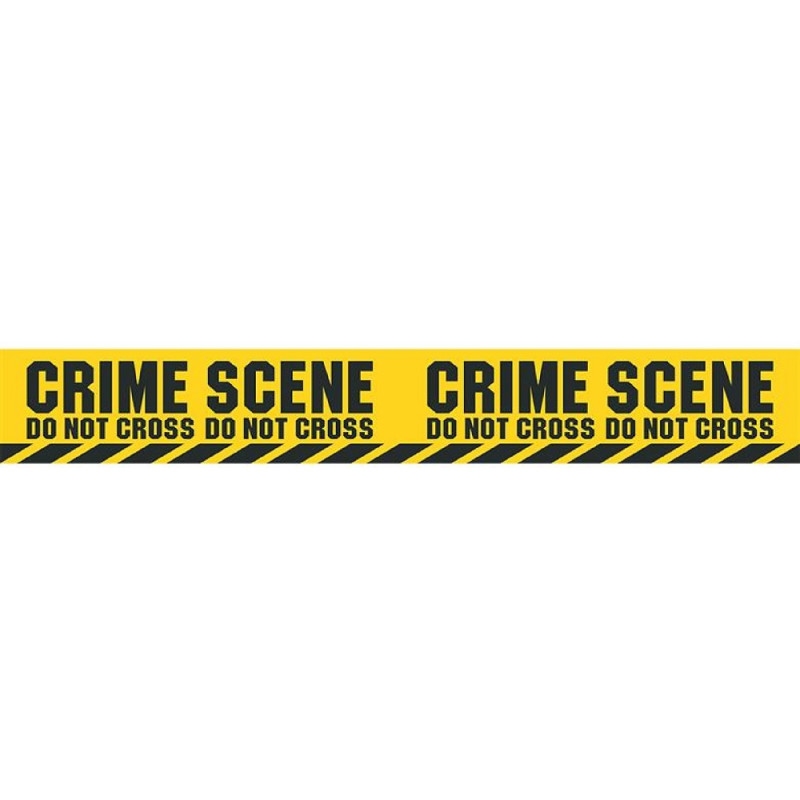 Nastro Scena del Crimine 6,10 mt x 8 cm