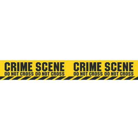 Nastro Scena del Crimine 6,10 mt x 8 cm
