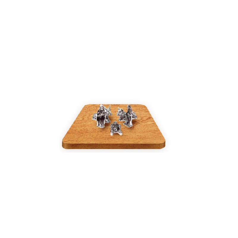 Nativita' 5 pezzi - 2,5 cm in argento