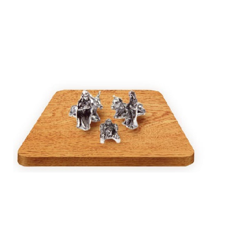 Nativita' 5 pezzi - 2,5 cm in argento