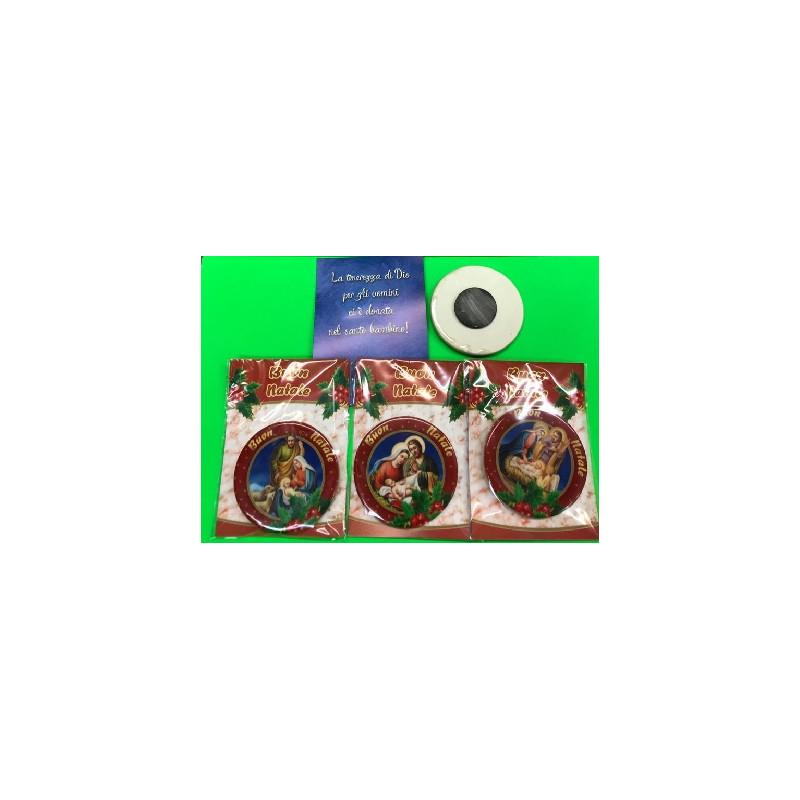 Nativita' con calamita 7 cm - 3 mod ass