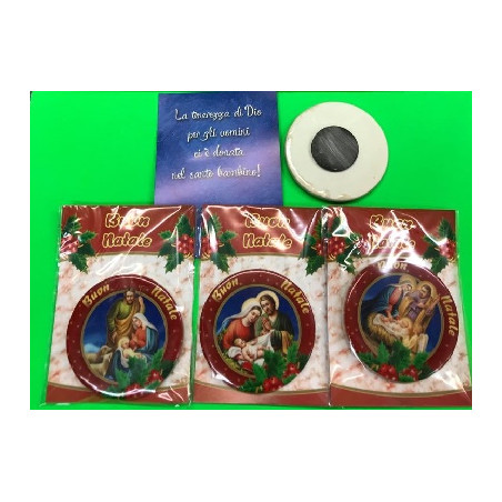 Nativita' con calamita 7 cm - 3 mod ass