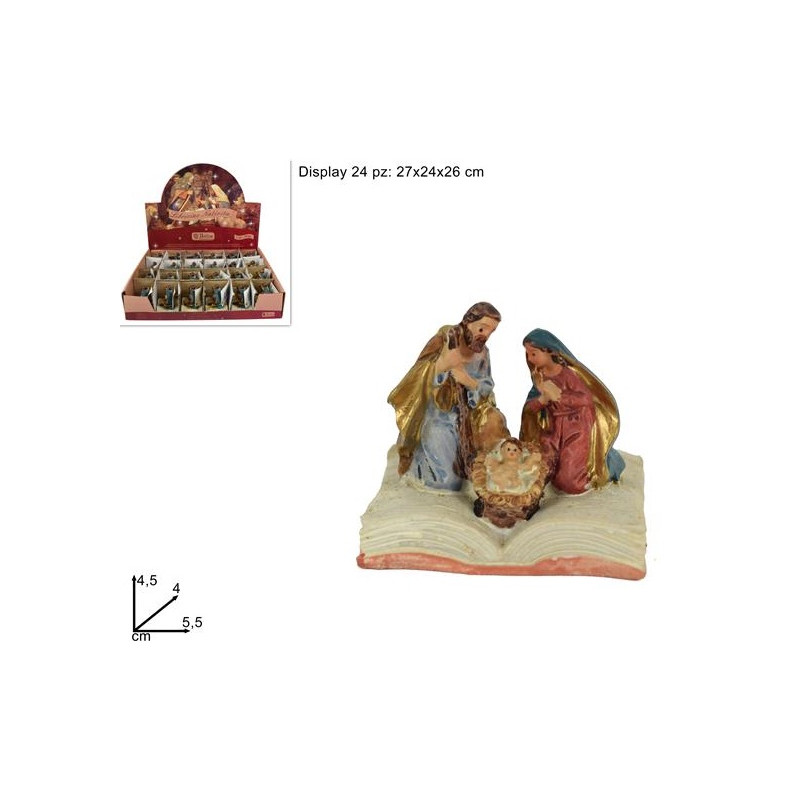 Nativita' Mini su libro 4,5 cm