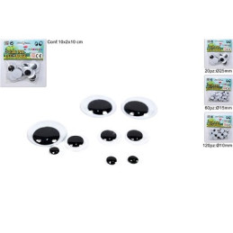 Occhi per Decoupage - 3 mis ass