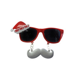 Occhiali Babbo Natale con Baffi