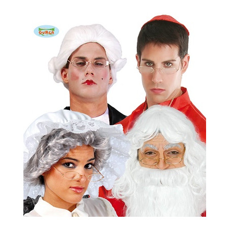 Occhiali Babbo Natale Ovali con lenti in metallo