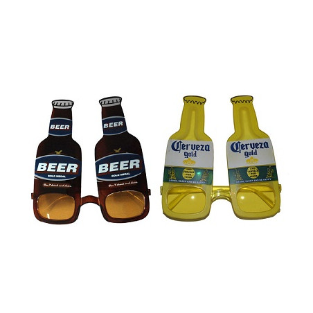 Occhiali Bottiglia Birra - 2 mod ass