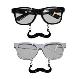 Occhiali con Baffi - 2 col ass