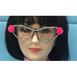 Occhiali con Rose e Brillantini
