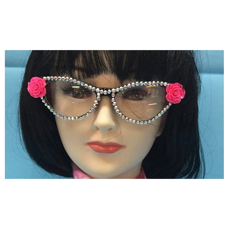 Occhiali con Rose e Brillantini