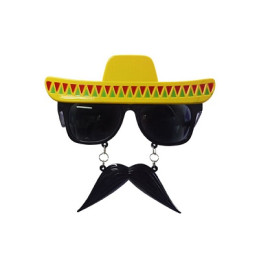 Occhiali Messico con baffi