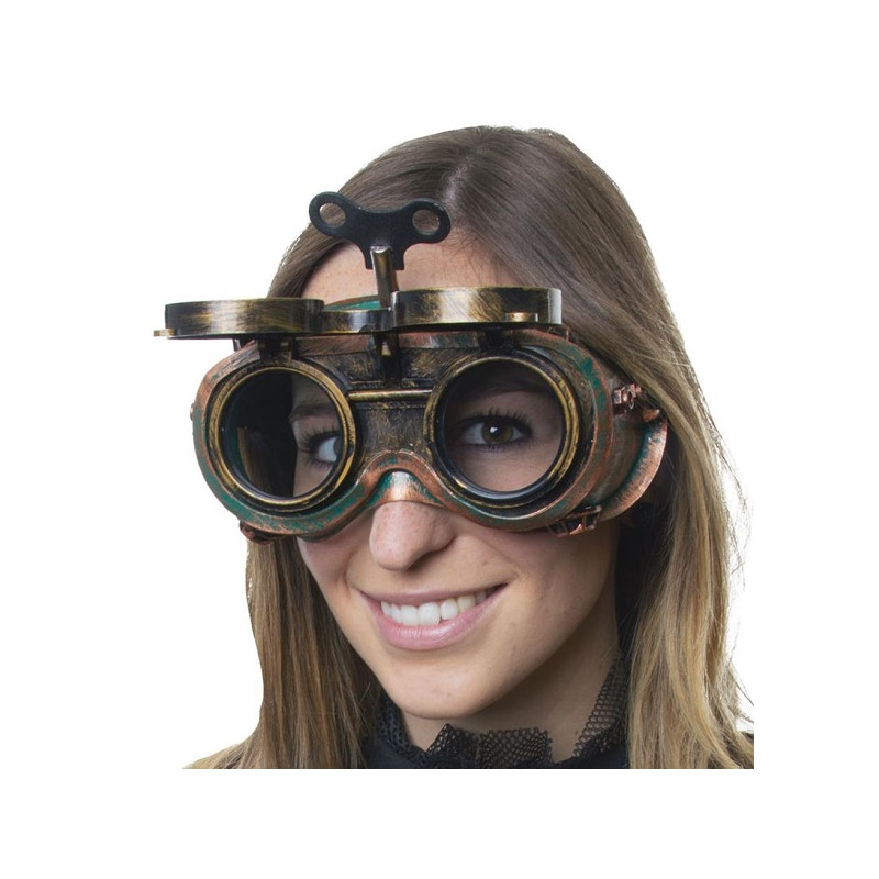 Occhiali Steampunk con paralente