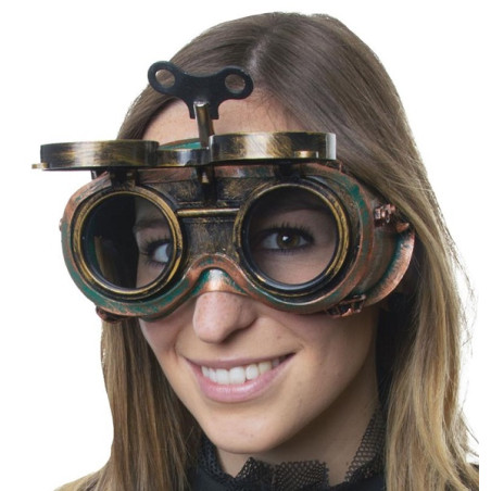 Occhiali Steampunk con paralente
