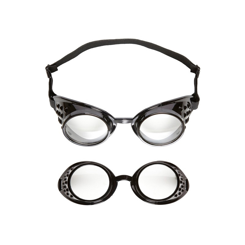 Occhiali Steampunk Nero