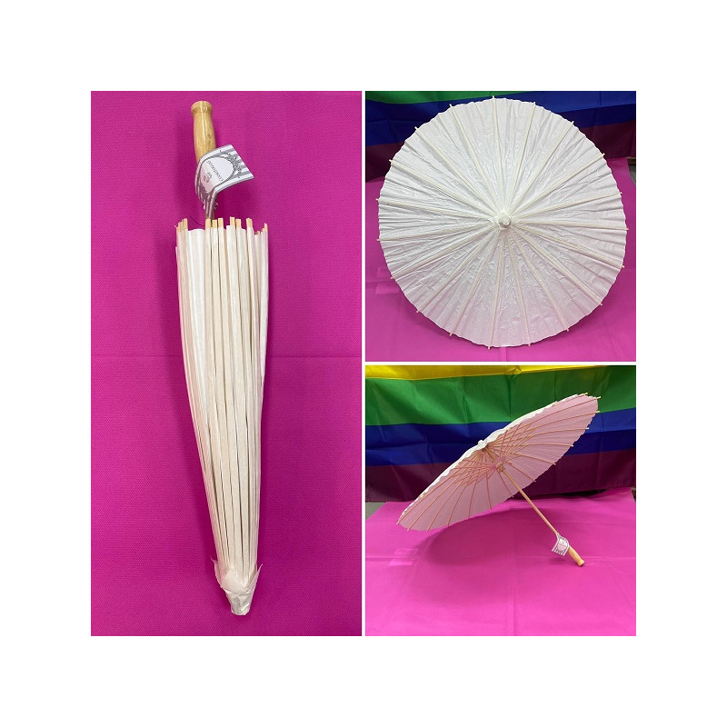 Ombrello Cinese Bianco 60 cm