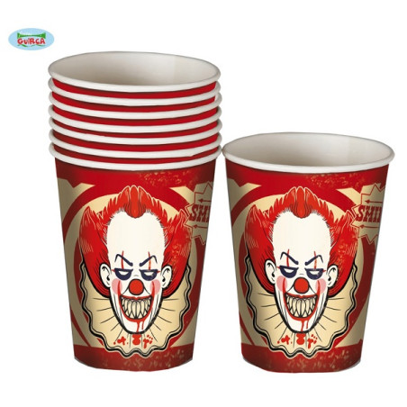 Bicchieri Clown IT 10 cm (cf. 8 pz)