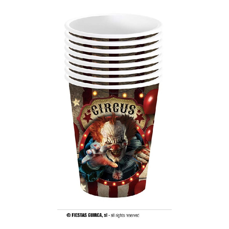 Bicchieri Clown IT 240 ml - 9 cm (cf. 6 pz)