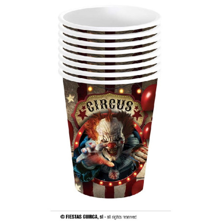 Bicchieri Clown IT 240 ml - 9 cm (cf. 6 pz)