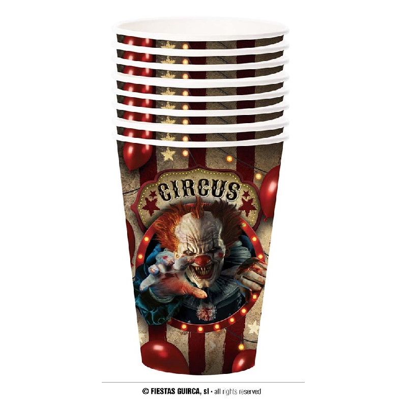 Bicchieri Clown IT 355 ml - 11 cm (cf. 6 pz)