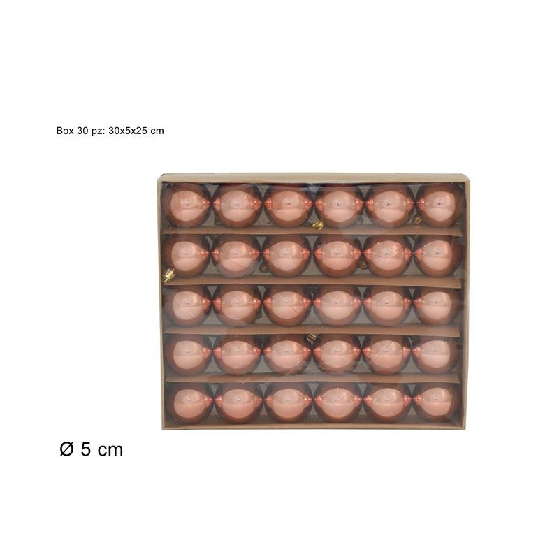 Palla 5 cm Rosa Lucido (cf. 30 pz)