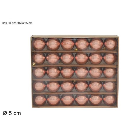 Palla 5 cm Rosa Lucido (cf. 30 pz)