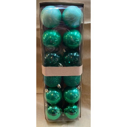 Palla 8 cm Verde Misto (cf. 12 pz)