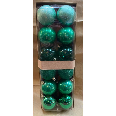 Palla 8 cm Verde Misto (cf. 12 pz)