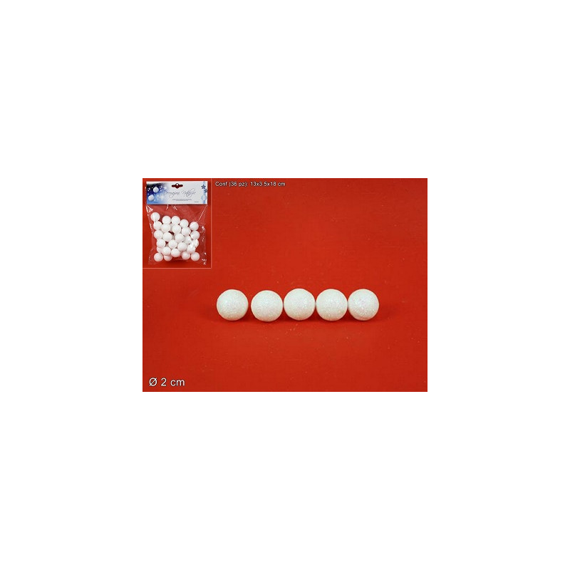 PALLA in polistirolo 2 cm (cf. 36 pz)