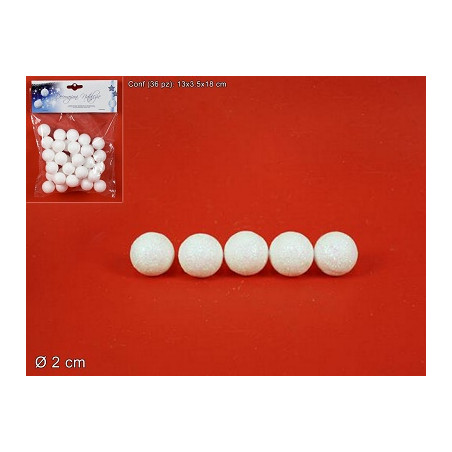 PALLA in polistirolo 2 cm (cf. 36 pz)