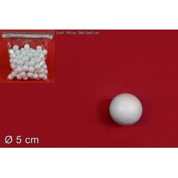 PALLA in polistirolo 5 cm (cf. 100 pz)