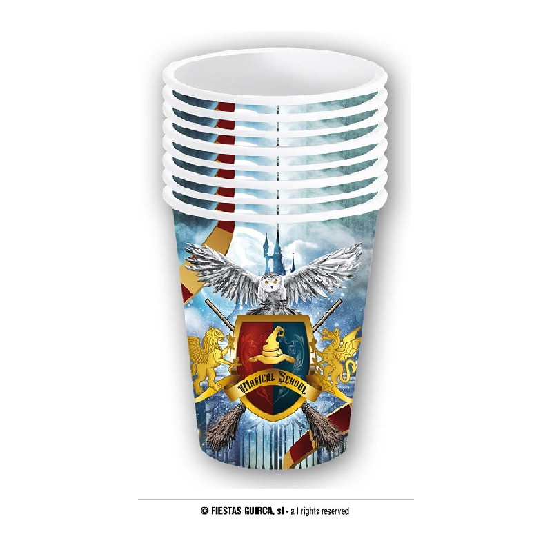Bicchieri Mago Harry Potter 240 ml - 9 cm (cf. 6 pz)