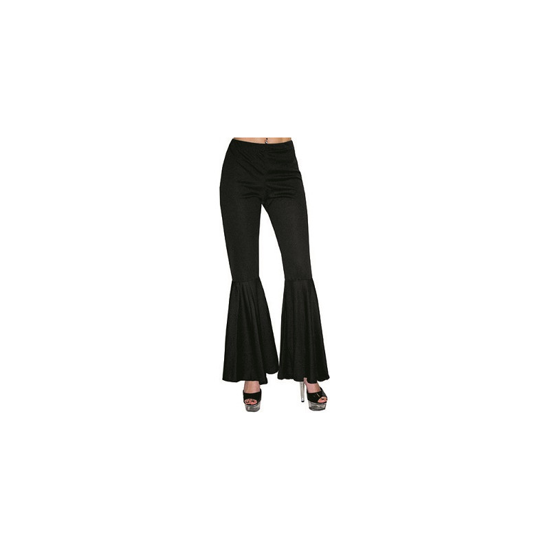 Pantalone Anni '70 Nero a Zampa Bambina - Tg 10 anni